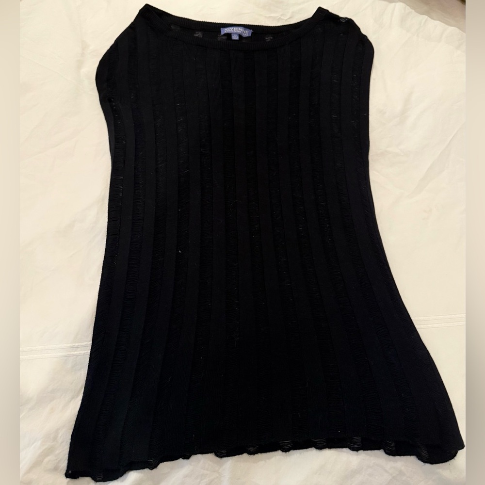 Vivienne Tam Black Knit Top